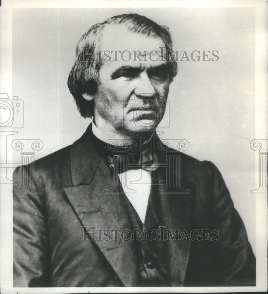 1974 Andrew Johnson Dramatic Recreation US - Historic Images