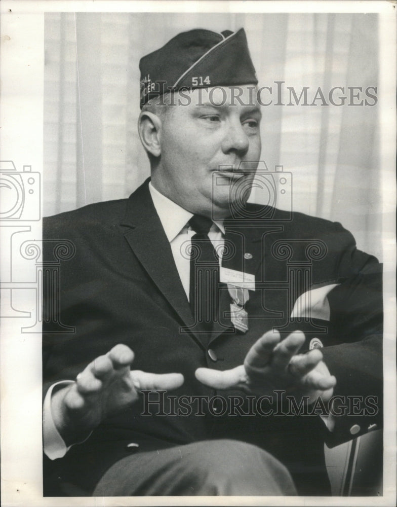 1965, National American Legion Commander Donald E. Johnson - Historic Images