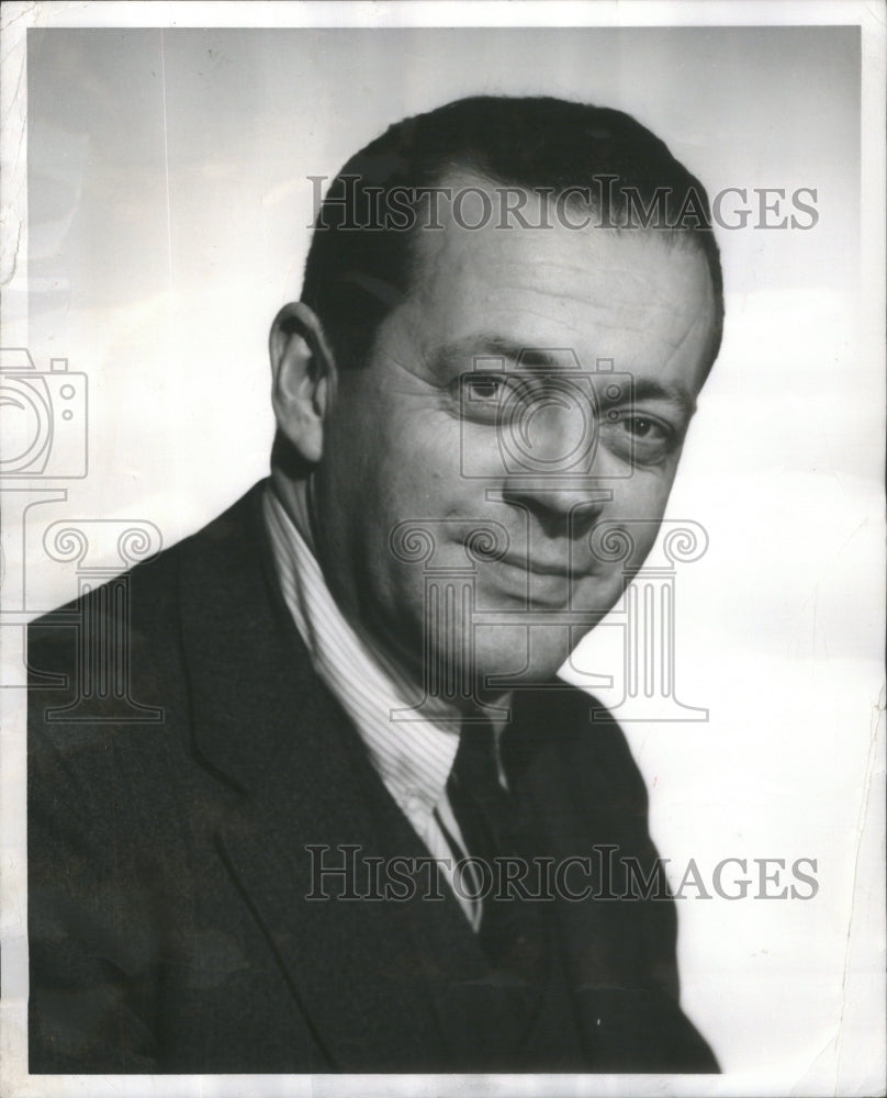 1957 Press Photo State Street Council Managing Director Robert Johnson - Historic Images