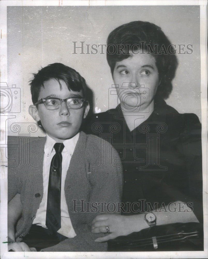1968 Leolia Hecko And Eleven Year Old Son Robbie Hecko
At Hospital - Historic Images
