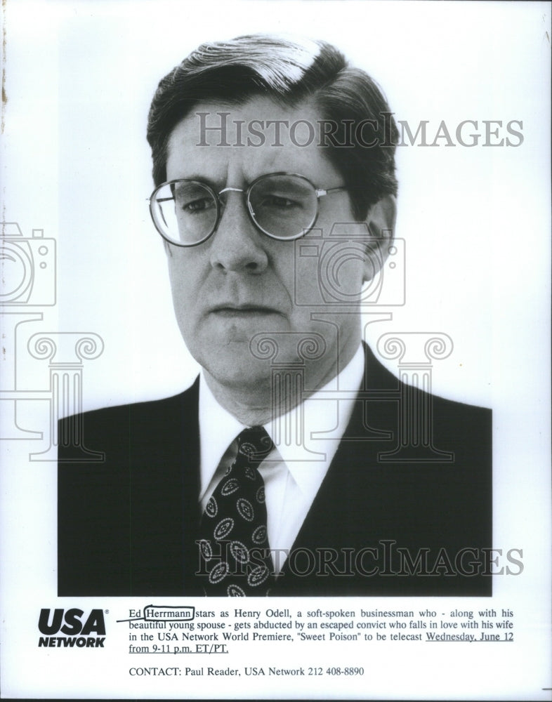  Sweet Poison Film Actor Herrmann Wearing Business Suit - Historic Images