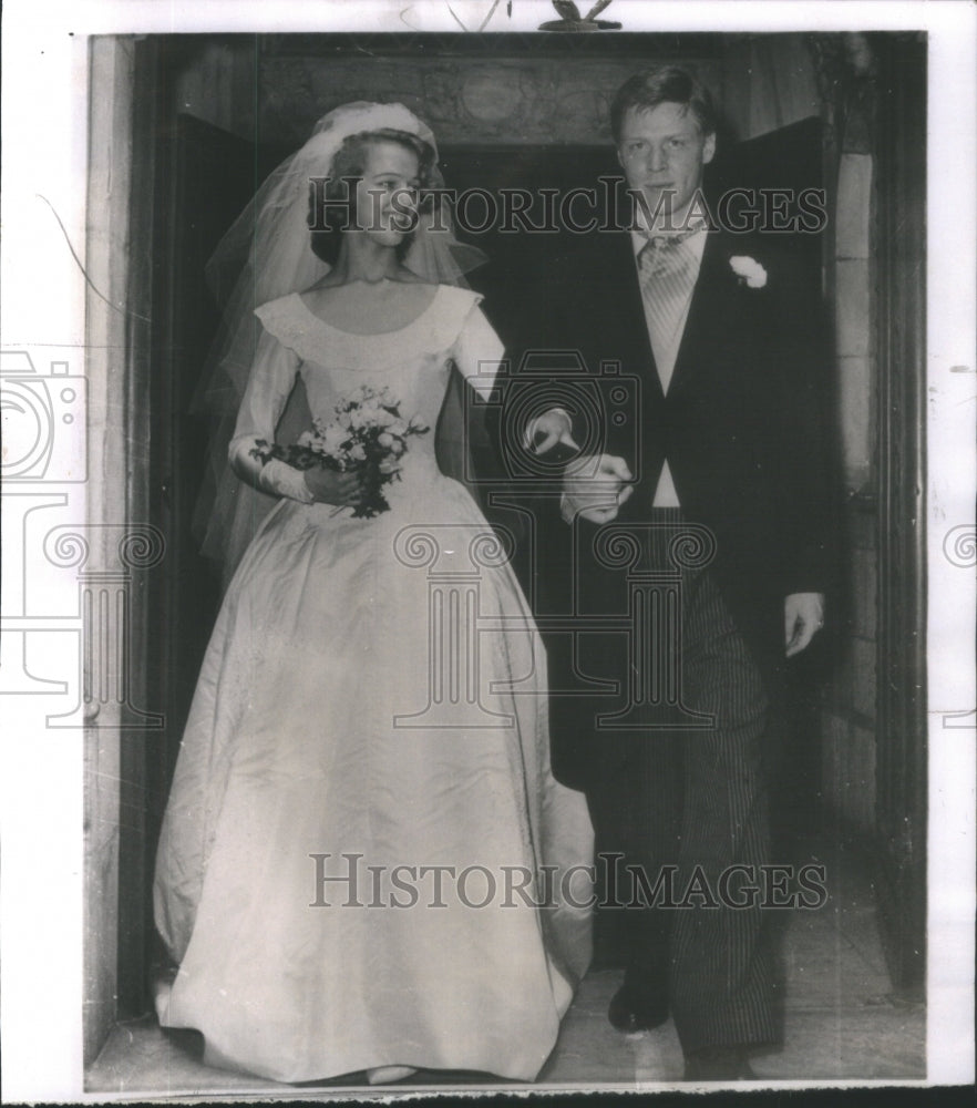 1960 Mr. and Mrs. John H. Hermann are newly married. - Historic Images