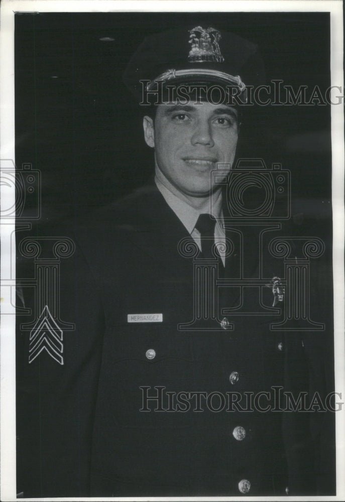 1967 Hector Hernandez Promoted to Sergeant - Historic Images