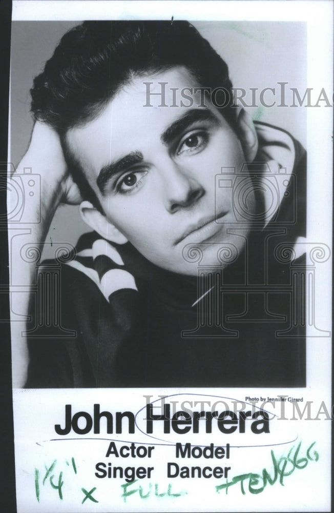 1986 Actor,Model,Singer,Dancer John Herrera - Historic Images