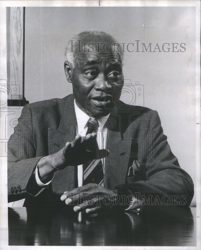 1968 Press Photo Akanu Ibiam Adviser For The Head Of State Of Republic Of Biafra - Historic Images