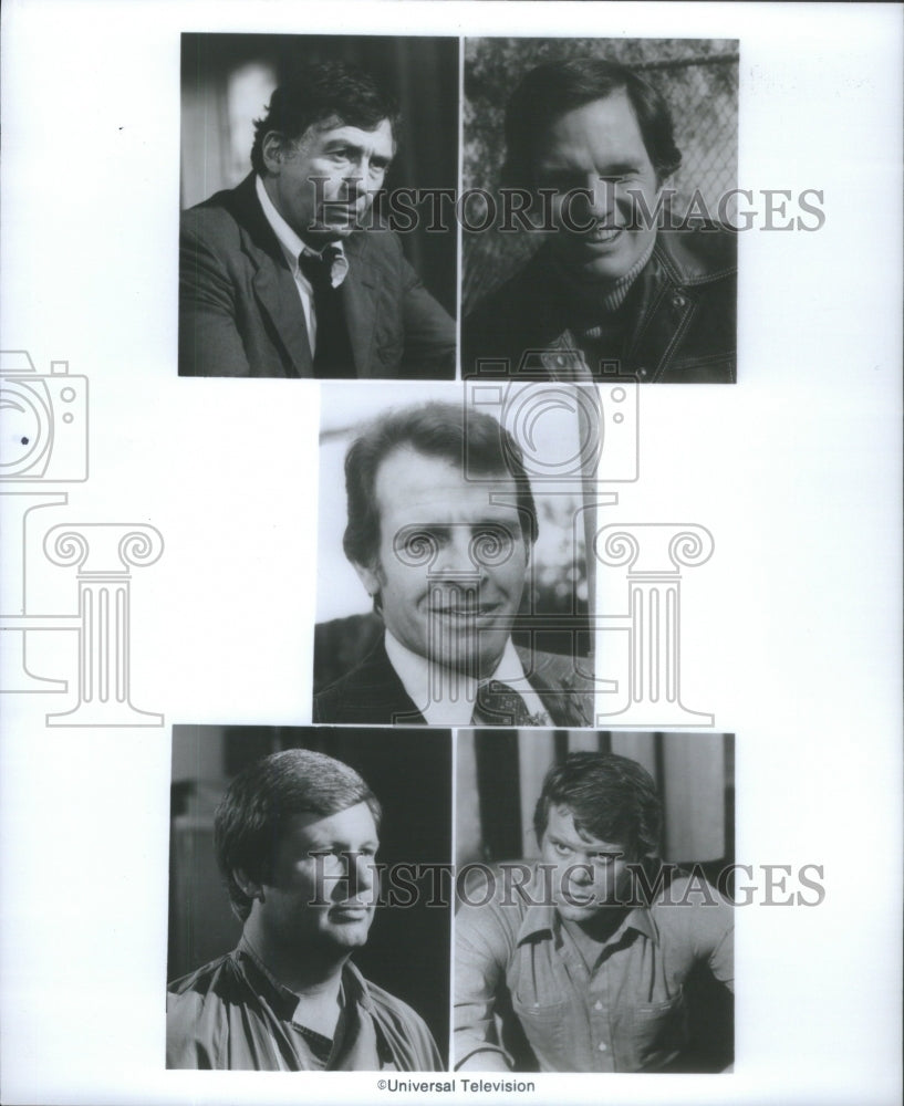 1975 Gerald Gordon Roy Jenson Nicholas Pryor Force Five - Historic Images