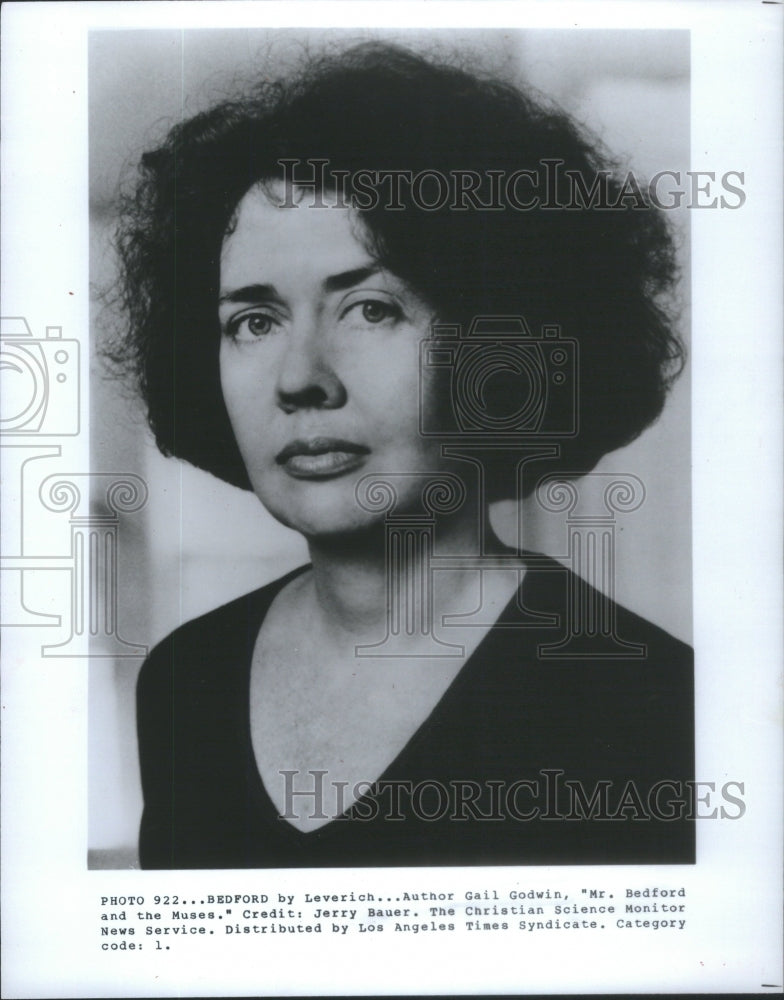 Press Photo Author Gail Godwin- RSA92433 - Historic Images