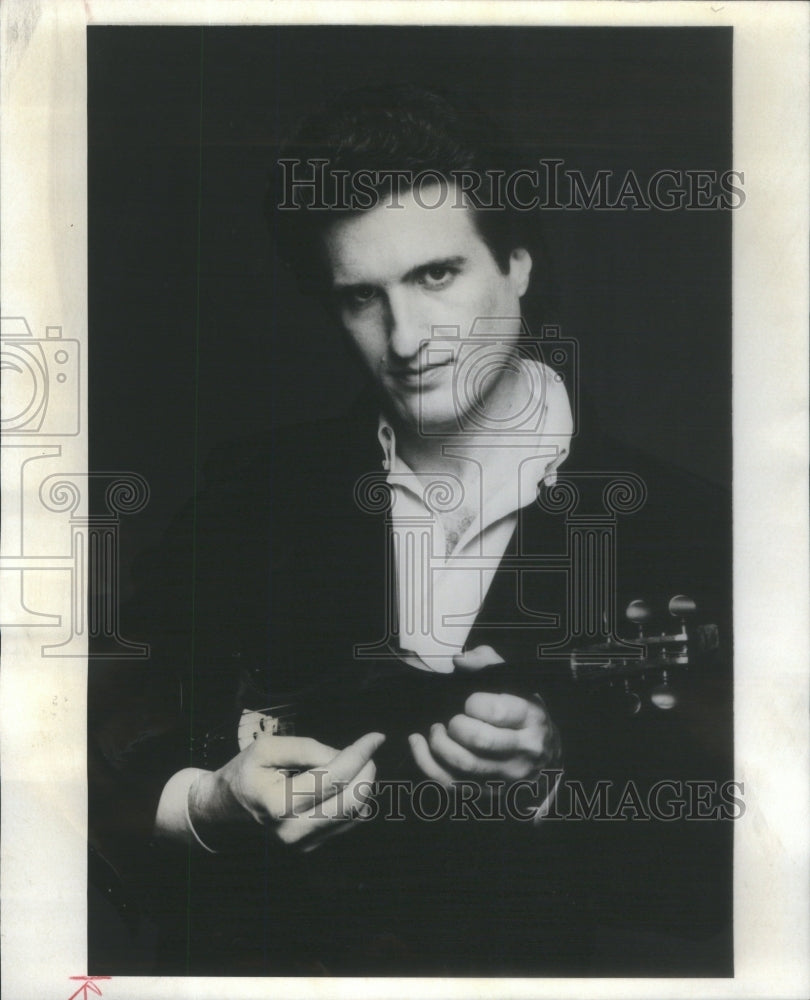 1985 Press Photo Private Music Recording Artist Goodman New Album Promotion - Historic Images