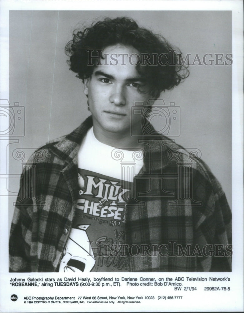 1994 Roseanne Series Actor Galecki Promotional Picture - Historic Images