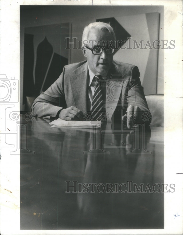 1977 Chemetron Chairman John Gallagher - Historic Images