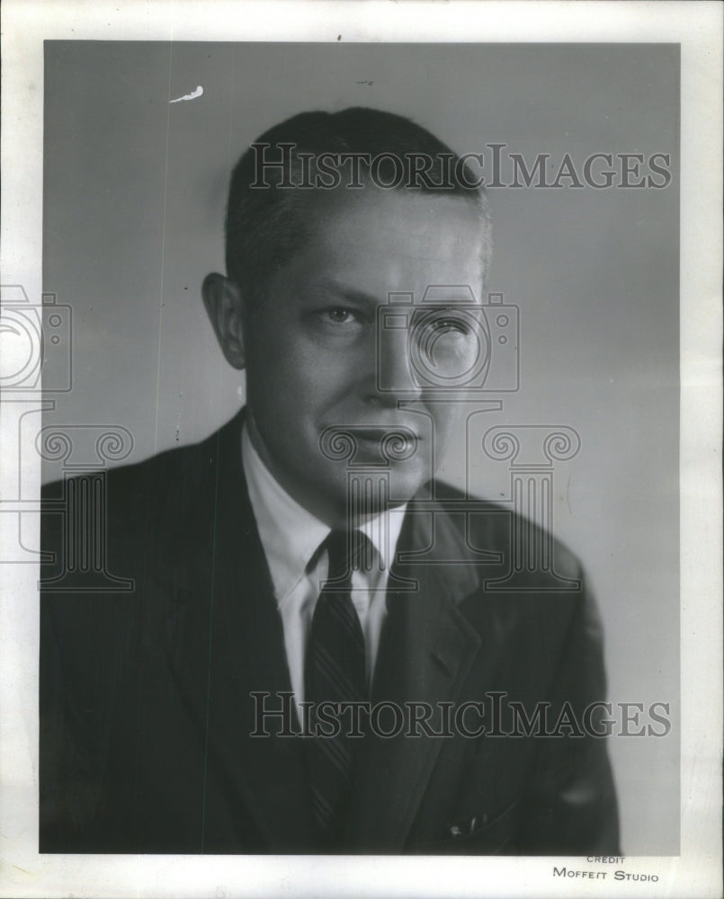 1968 National Bank Vice President Gallas Portrait - Historic Images