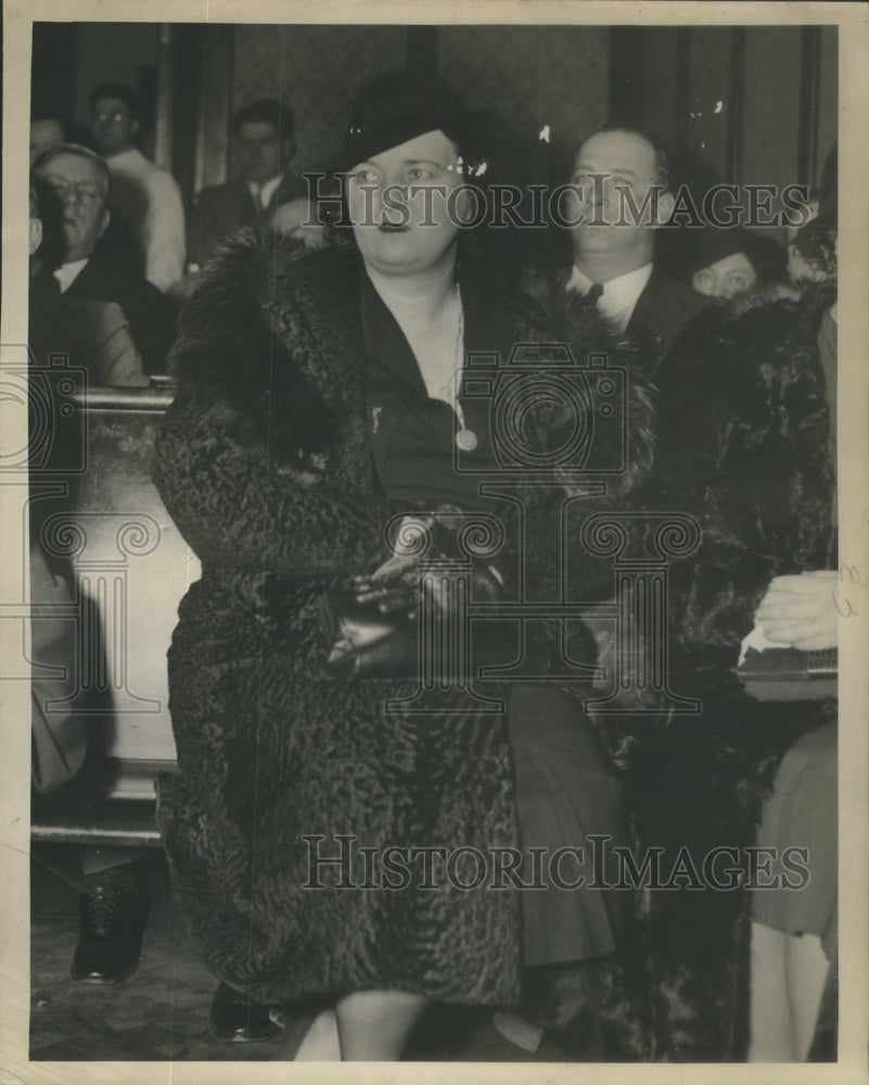 1936 Mrs. Margaret Galvin was the wife of Michael Galvin - Historic Images