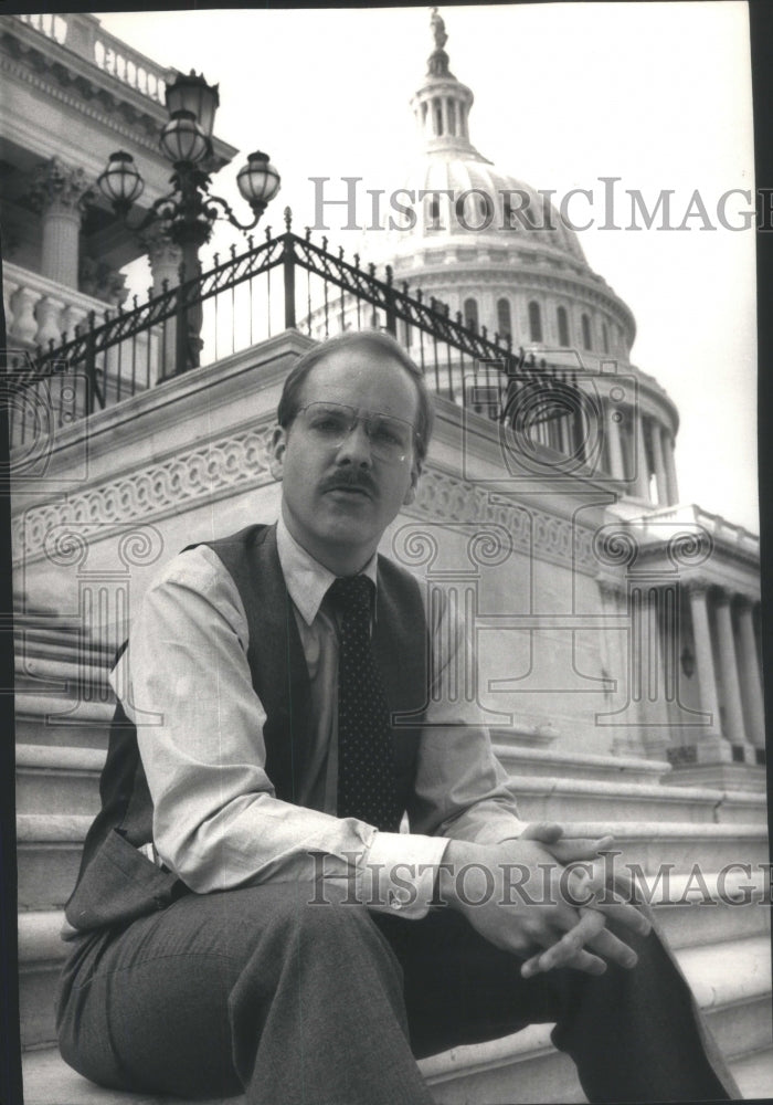 1987 Americans For Generational Equity President Hewitt - Historic Images