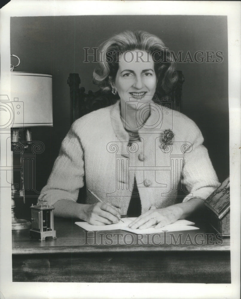 1966 Former Letitia Baldrige Now Mrs Robert Hollensteiner - Historic Images