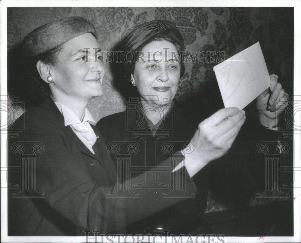 1958 Mrs. Louise Lum Mrs. Roger Faherty Cerebral Palsy Clinic - Historic Images