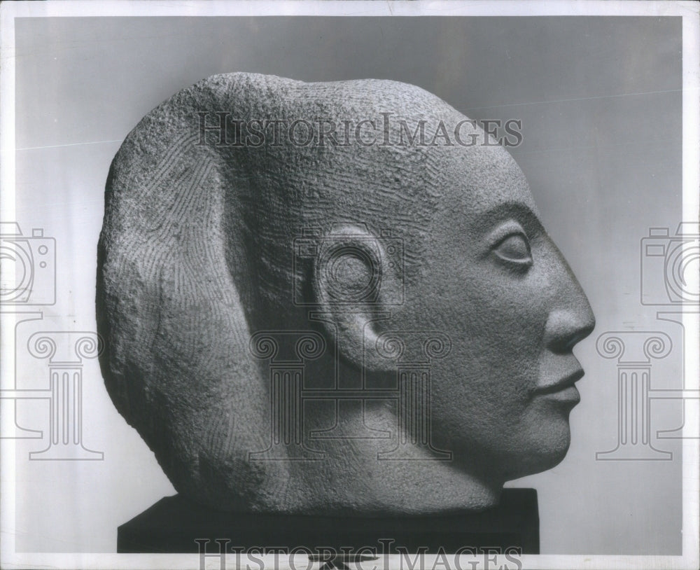 1955 Marion Lukens Artist Sculpture Chicago - Historic Images