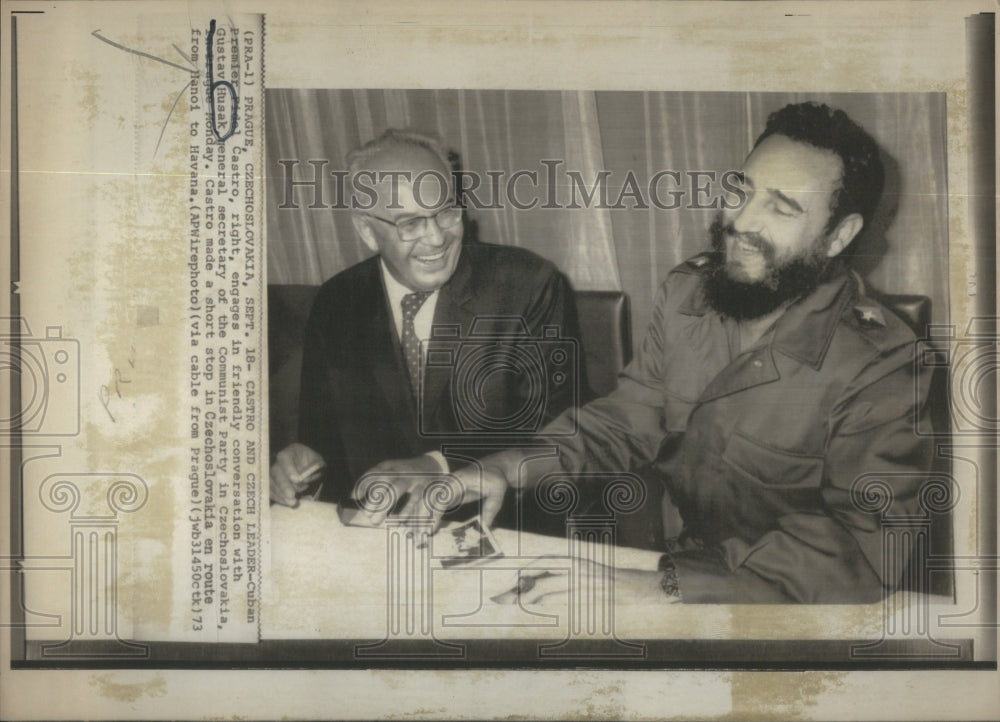 1973 Press Photo Cuban Premier Fidel Castro- RSA94033 - Historic Images