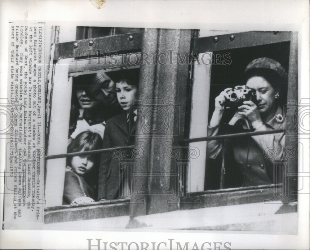 1972 Princess Margaret Windsor Castle Lord Snowdon Duchess of Kent - Historic Images