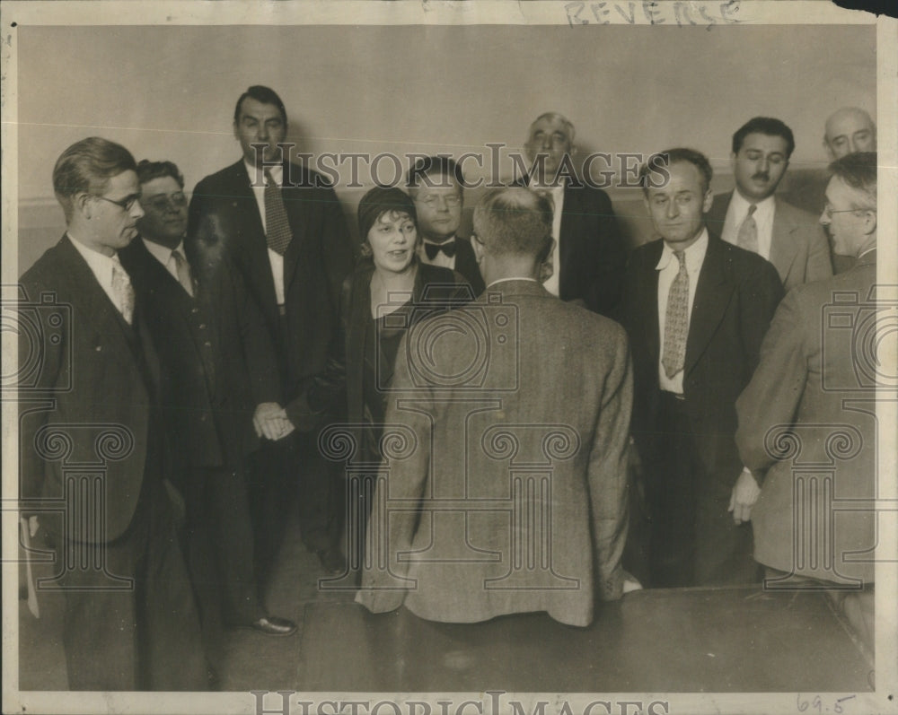 1930 Mrs Leeney Trial Jurors - Historic Images