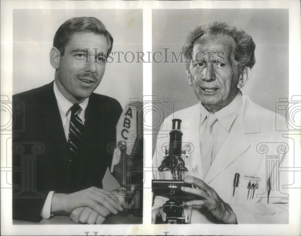 1966 Sam Jaffe newsman and Sam Jaffe, actor - Historic Images