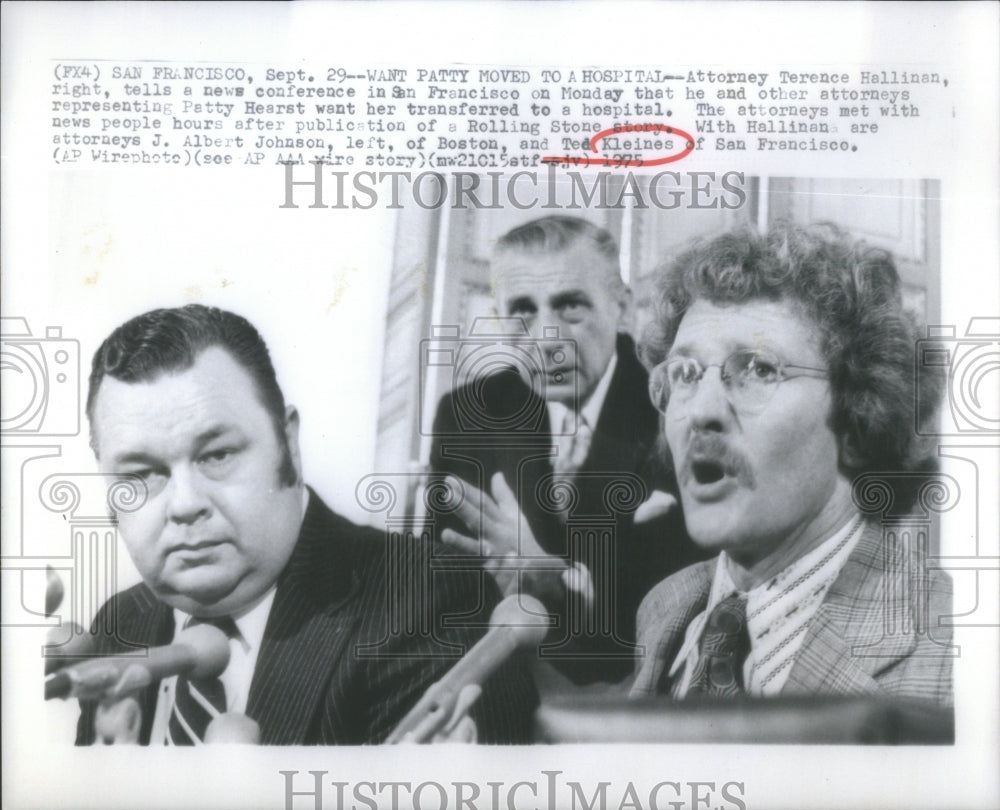 1975 Attorney General Terence Hallinan, Robinson & Kleines - Historic Images