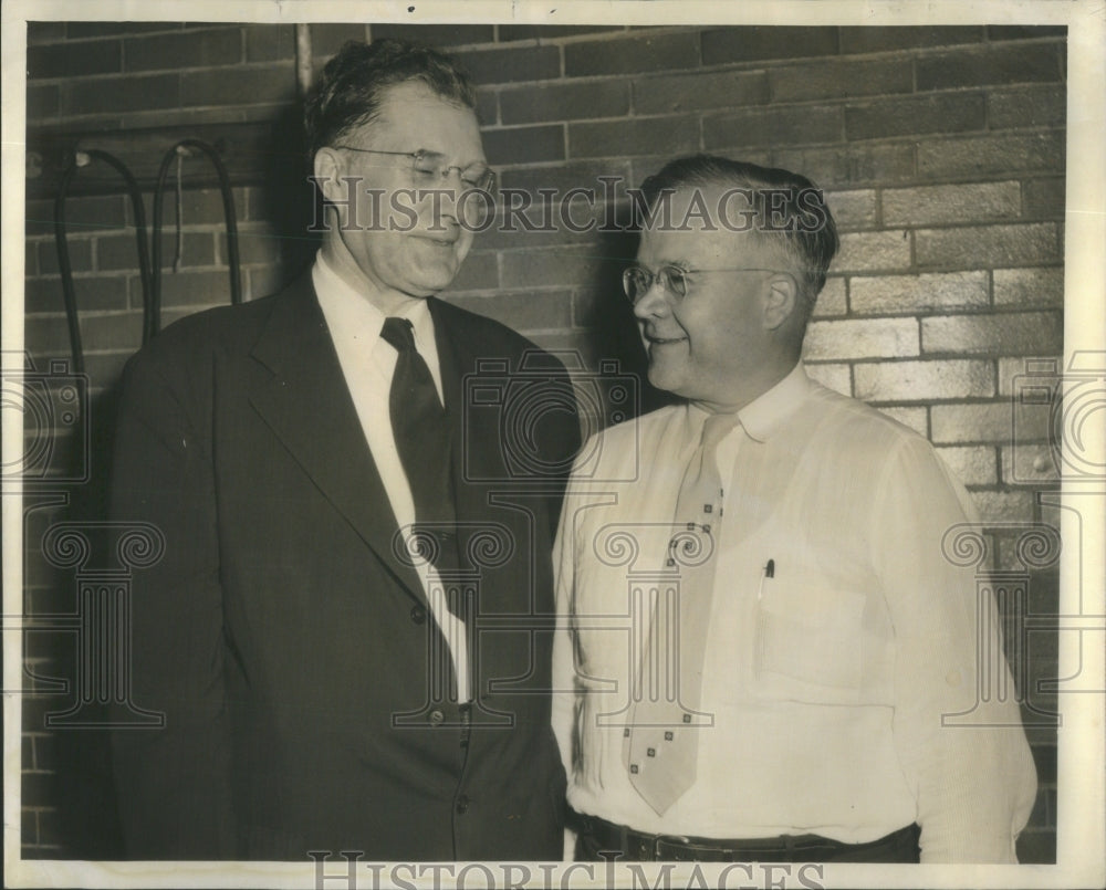 1954 The Rev. B. Hemmeter and The Rev. H.G. Kleiner - Historic Images