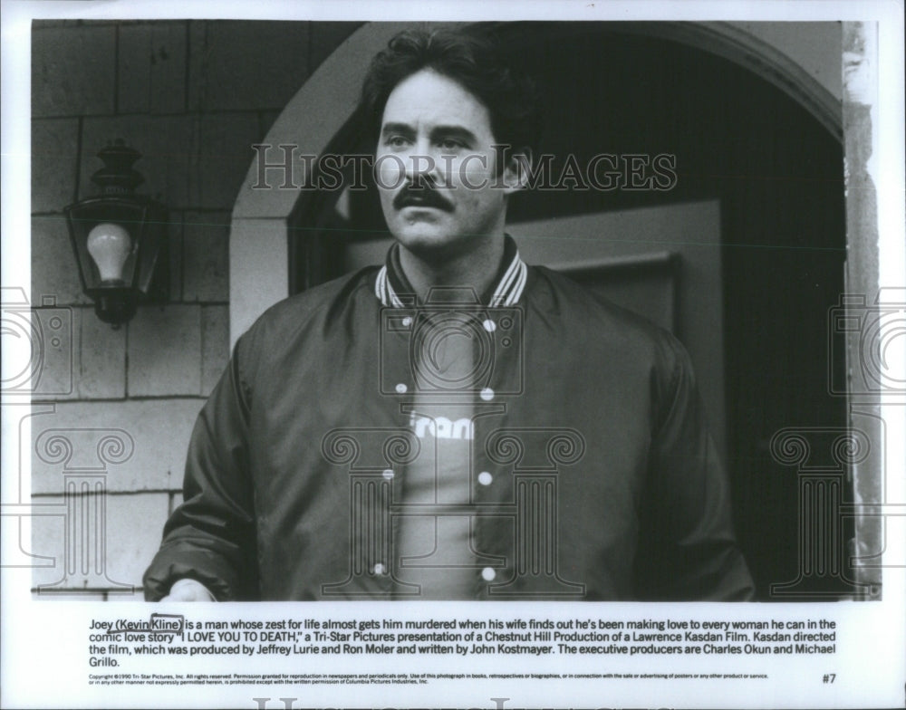 1991 Kevin Kline Stars In I Love You To Death - Historic Images