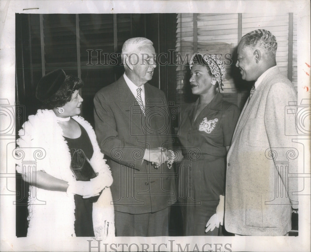 1953 Iris King Mayor Kennely Kenneth Campbell Frances Taylor Matlock - Historic Images