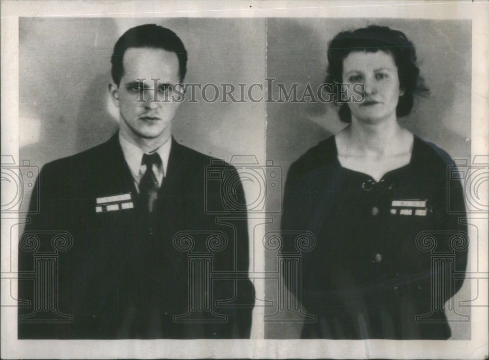 1938 Gunther Gustave Rumrich &amp; Johanna Hofmann Arrested As Spies - Historic Images