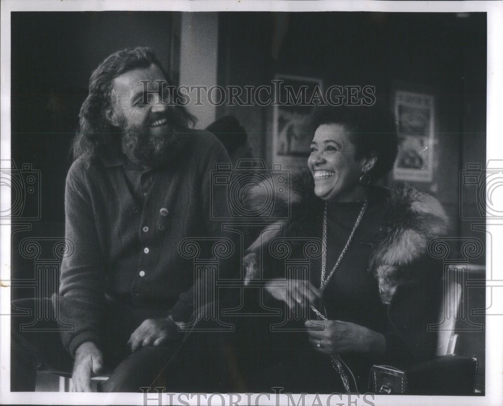 1973 Anti War Activist Father William Hogan At O&#39;Hare Airport - Historic Images