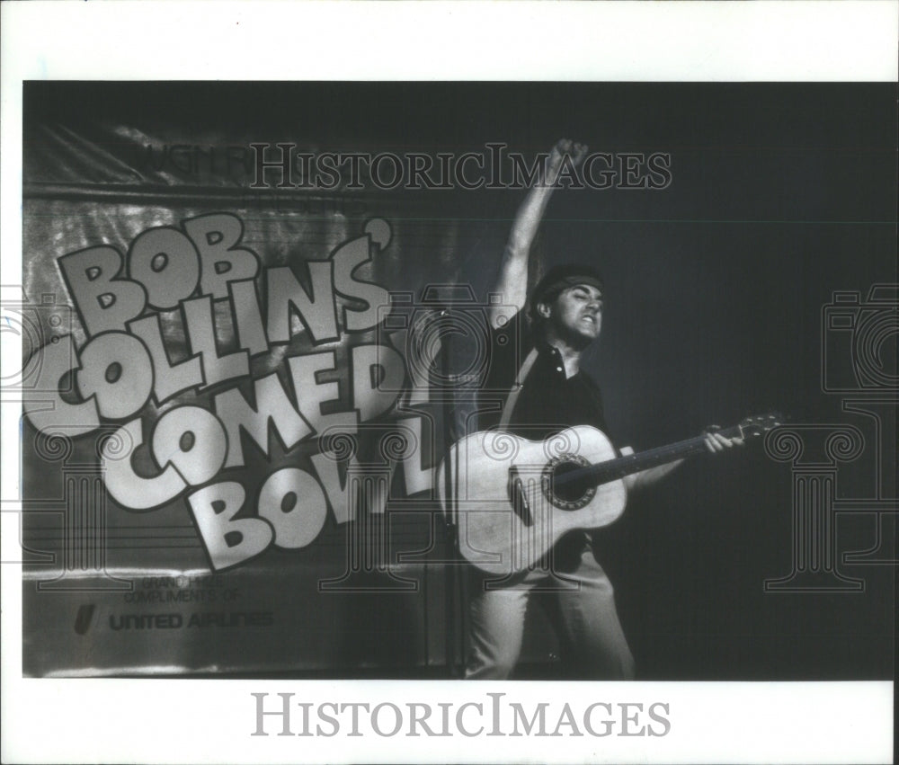 1986 Skip Griparis, Bob Collins Comedy Bowl - Historic Images