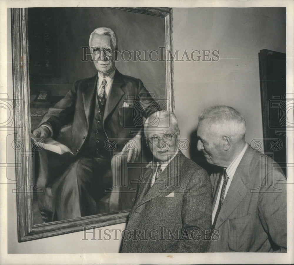 1945 Dr. Ludvig Hektoen & Dr. Anton J. Carlson - Historic Images