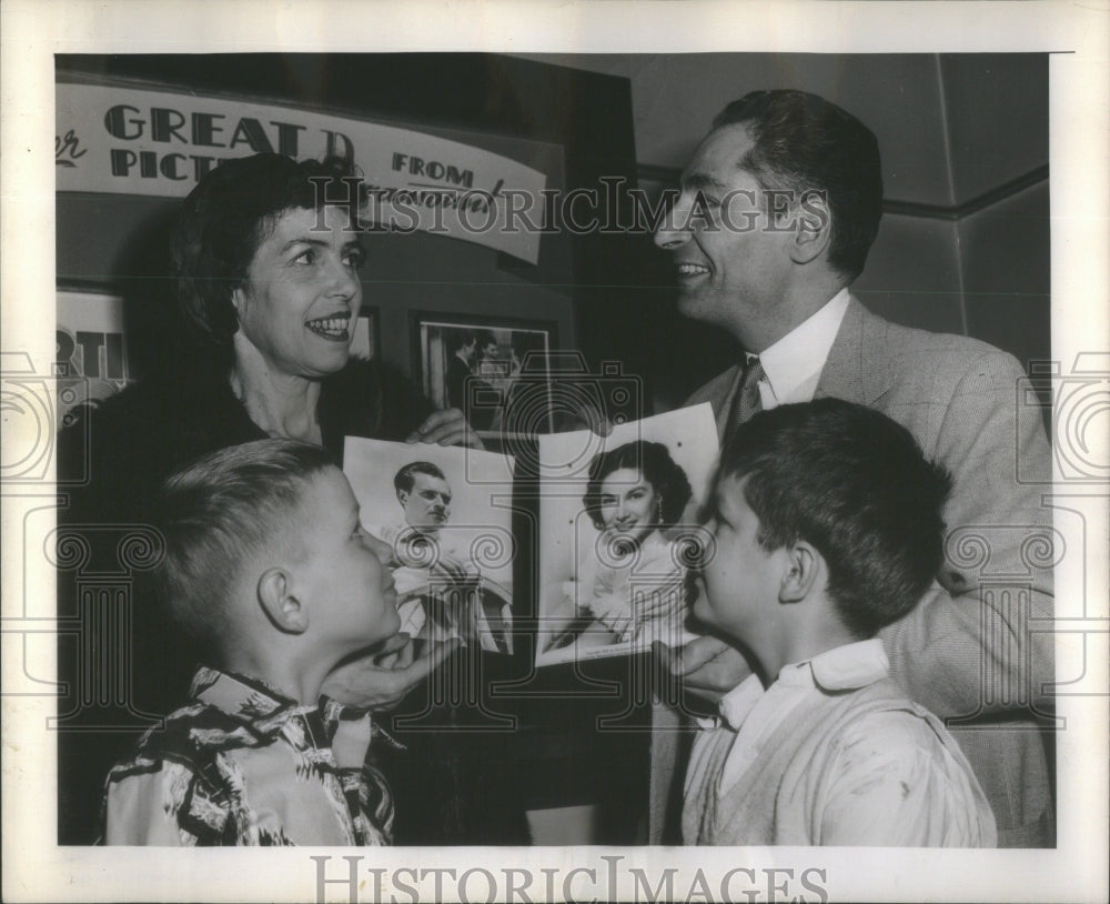 1952 Press Photo Mrs. Chester Heston Charleton Hestons mother - Historic Images