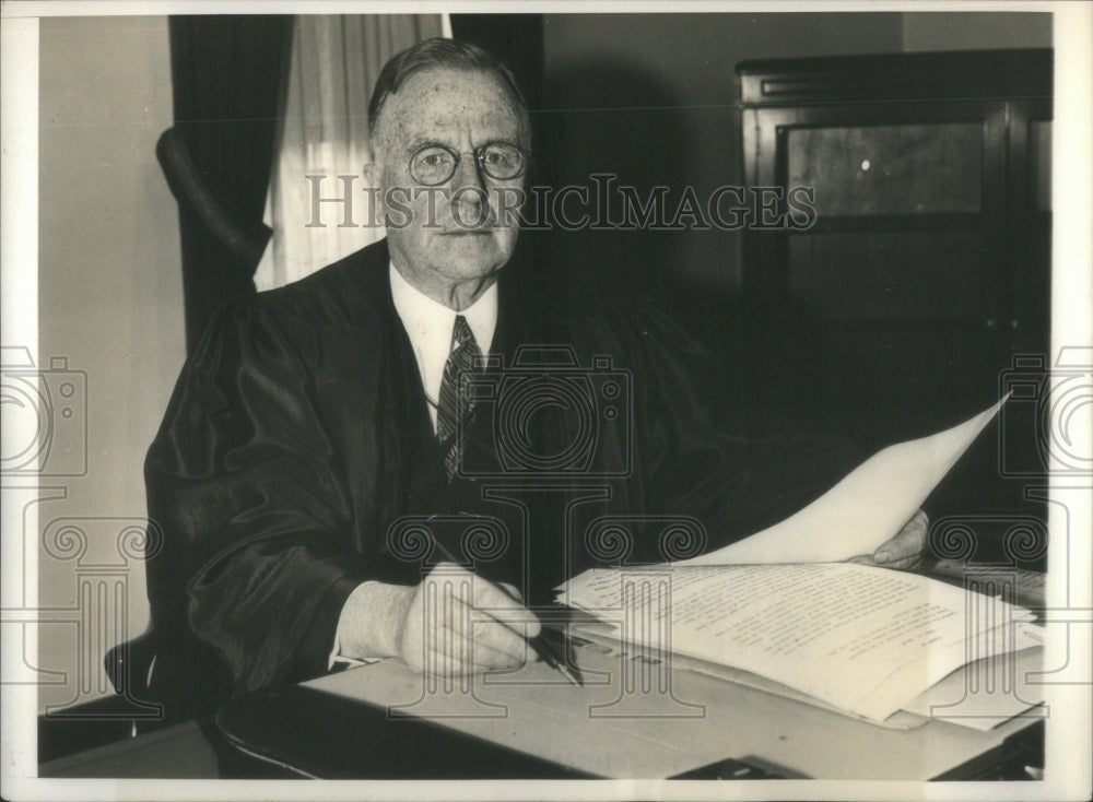  A Judge At His Desk - Historic Images