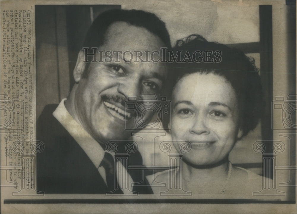 1968 Minister Milton Galamison Appointed New York Board Education - Historic Images