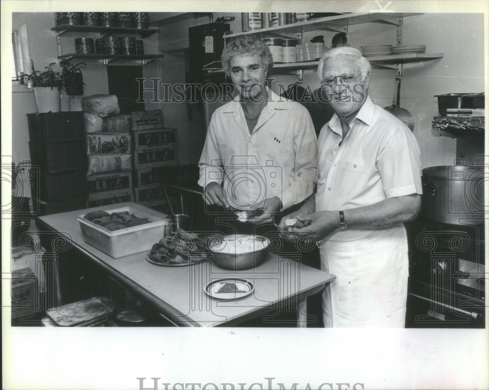 1984 Frank Gallo &amp; Dominic Gallo Chicago Restaurant Owner - Historic Images