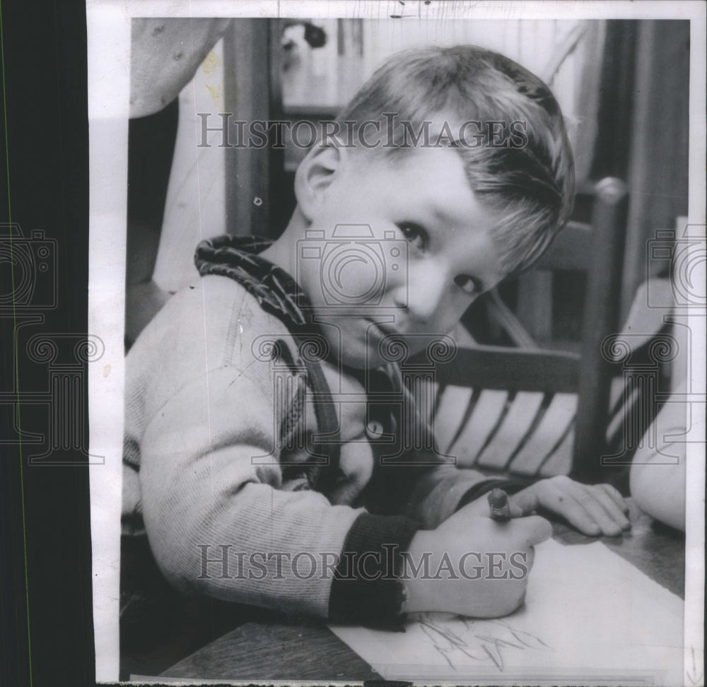 1959, Clarence Hathaway Sense Parents Deaf Blind Nursery School Strom - Historic Images