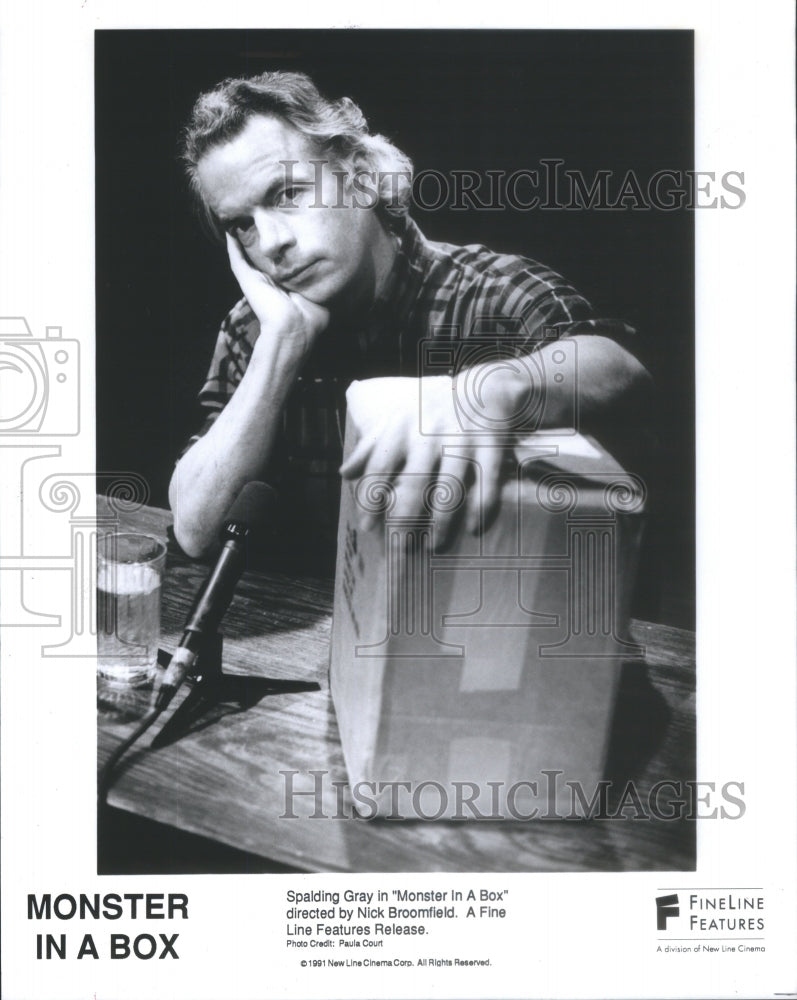 1992 Spalding Gray Monster director Line Featured Nick Broomfield - Historic Images