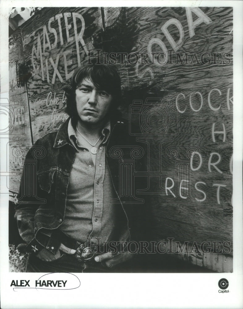 1972 Scottish Rock Musician Alex Harvey - Historic Images