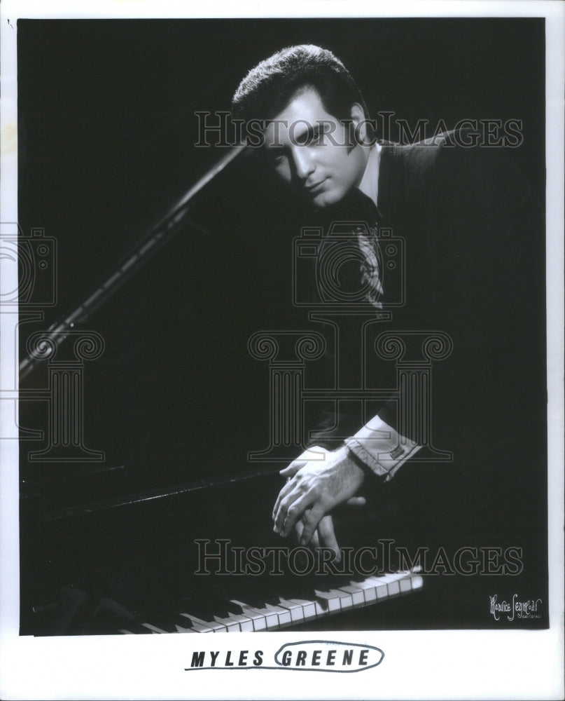 1974 Myles Greene pianist Music Musician Piano - Historic Images