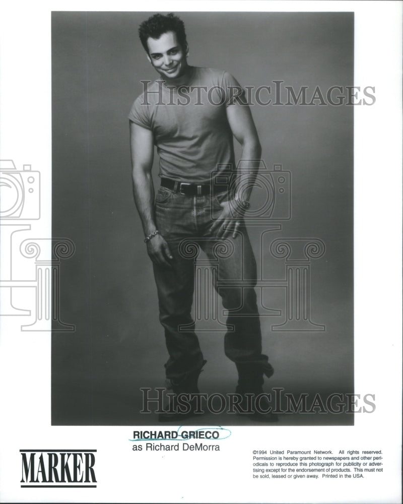  Richard Grieco American film star model scene movie Marker - Historic Images