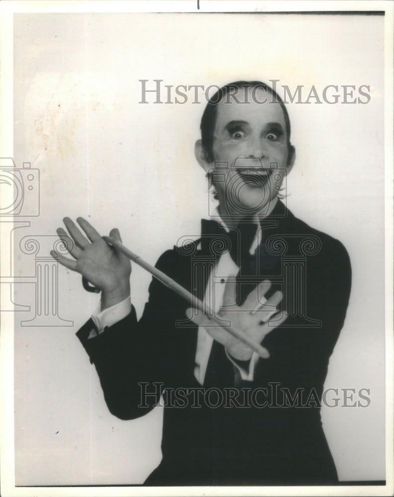 1987 Joel Gray American Stage Movie Actor Singer Dancer - Historic Images