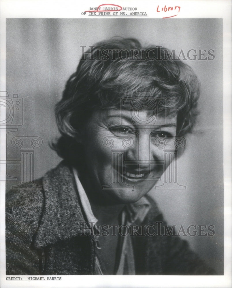 1976 Janet Harris author writer Prime Ms America novelist - Historic Images