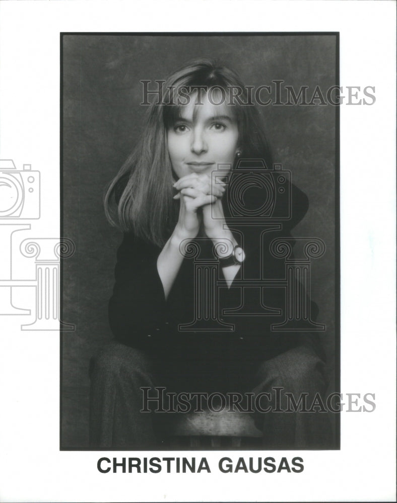 1995 Christina Gausas Actress Late Night Conan O Brien - Historic Images