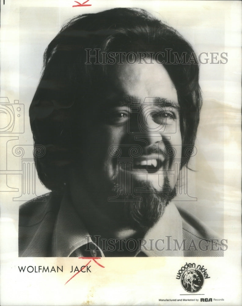 1973 Robert Weston Smith Wolfman Jack Voice Disc Jockey - Historic Images