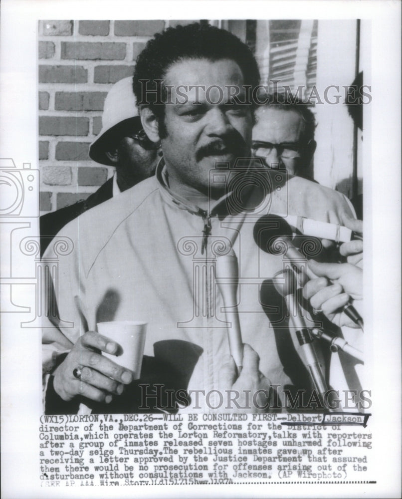 1974 Delbert Jackson Director Department Corrections Columbia - Historic Images