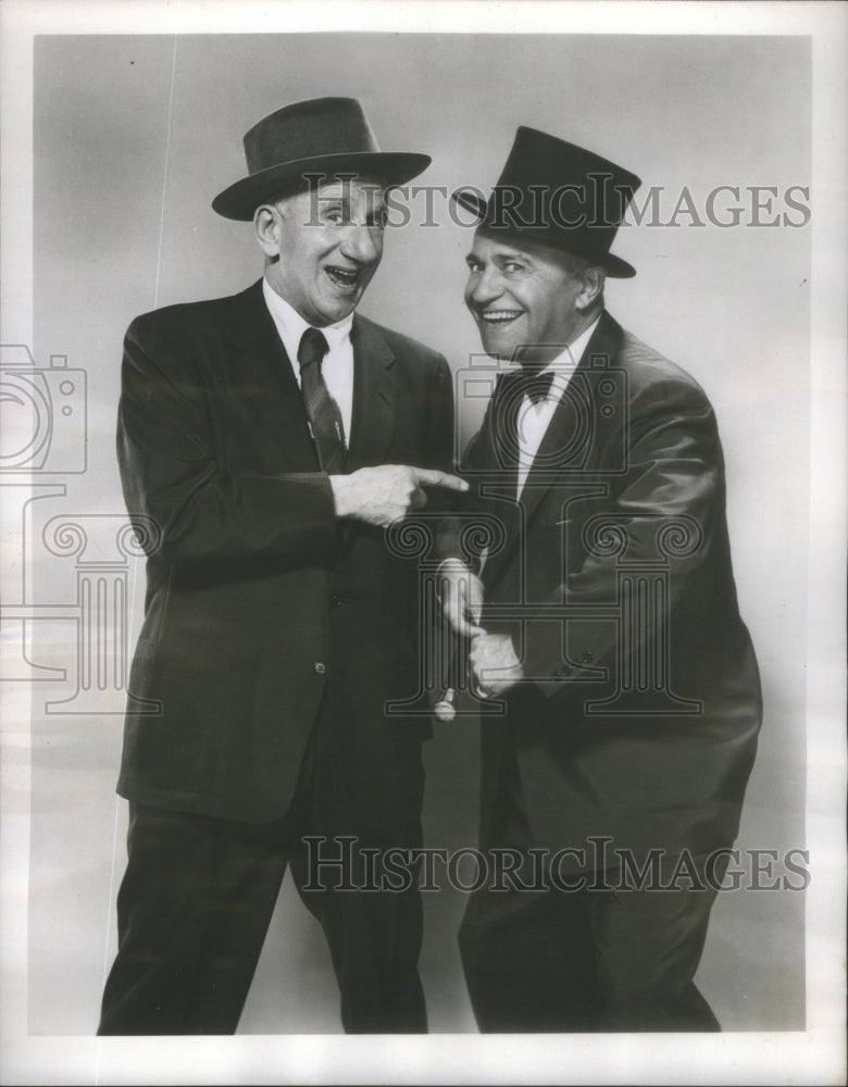 1957 Jimmy Durante Show Television Eddie Jackson Singer Comedian - Historic Images