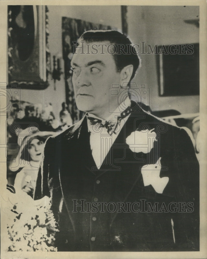 1936 Press Photo Eddie Gribbon merican film star comedian Hollywood New York - Historic Images