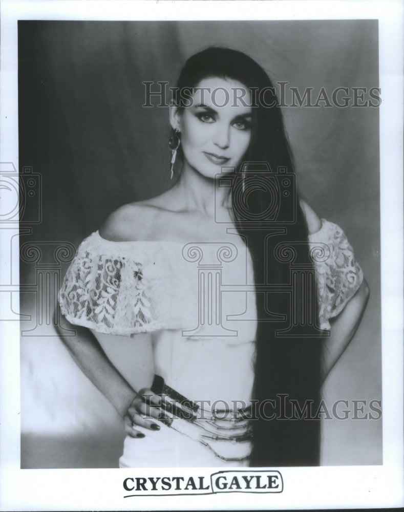 Crystal Gayle American Country Music Singer - Historic Images