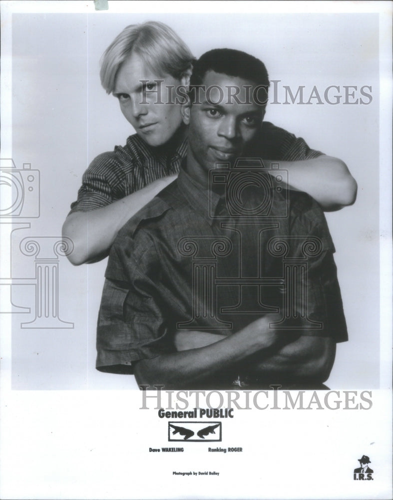 1986 Dave Wakeling Ranking Roger Riviera Roger Charley British Band - Historic Images